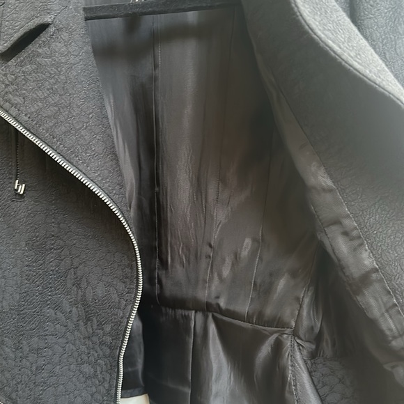 BCBGMAXAZARIA Floral Jacquard Black Jacket FINAL PRICE - Picture 7 of 10